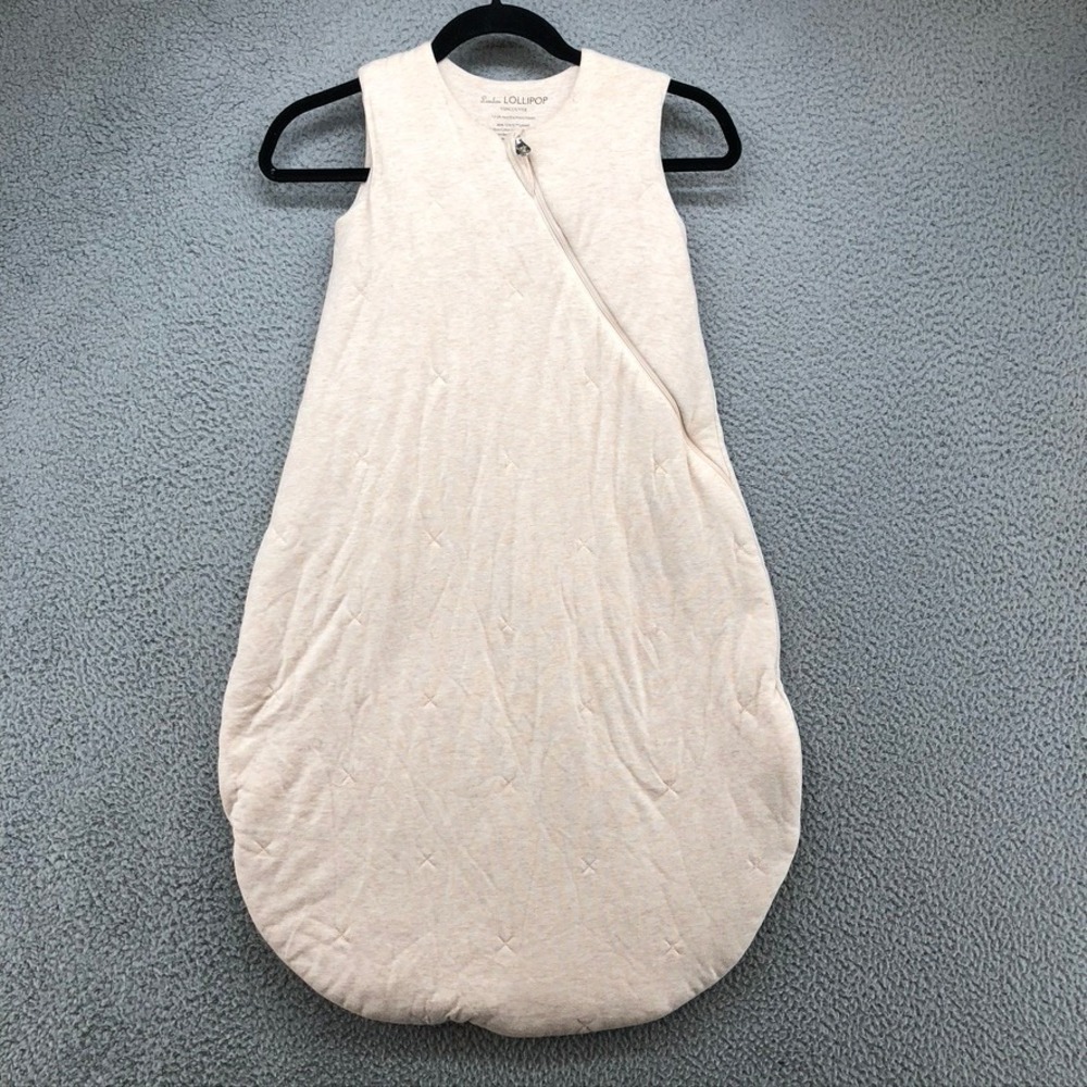 Loulou LOLLIPOP Sleep Bag‎ Unisex 12-24M Toddler Oatmeal Quilted Tencel Cotton
